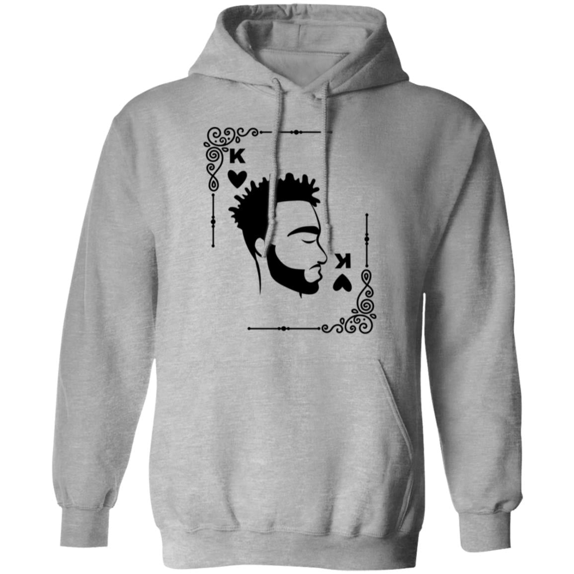 Black History Month King of Hearts Pullover Hoodie