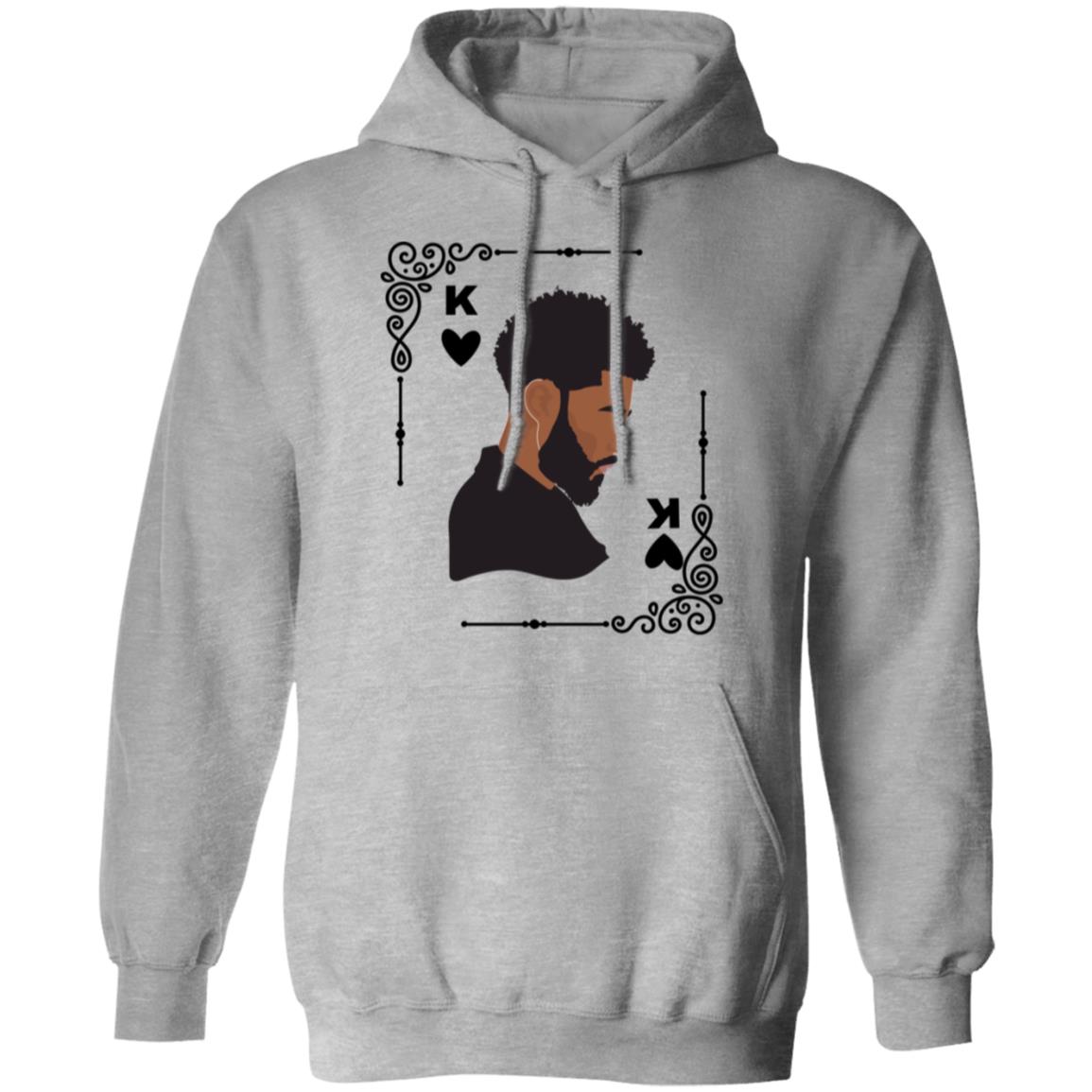 King of Hearts Black History Month Themed Pullover Hoodie