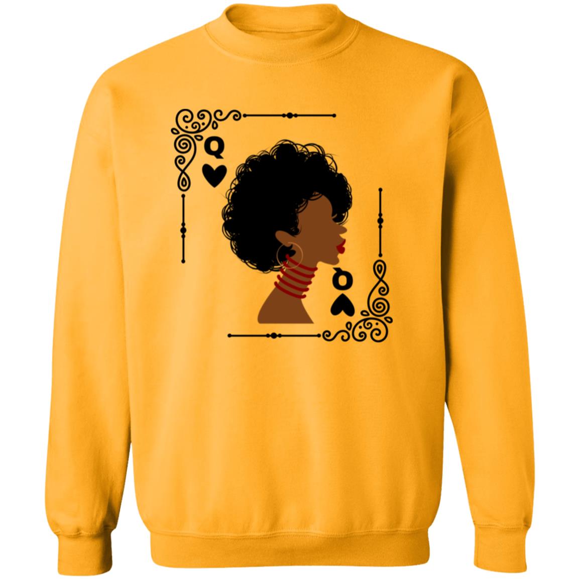 Queen of Hearts Pullover Sweatshirt