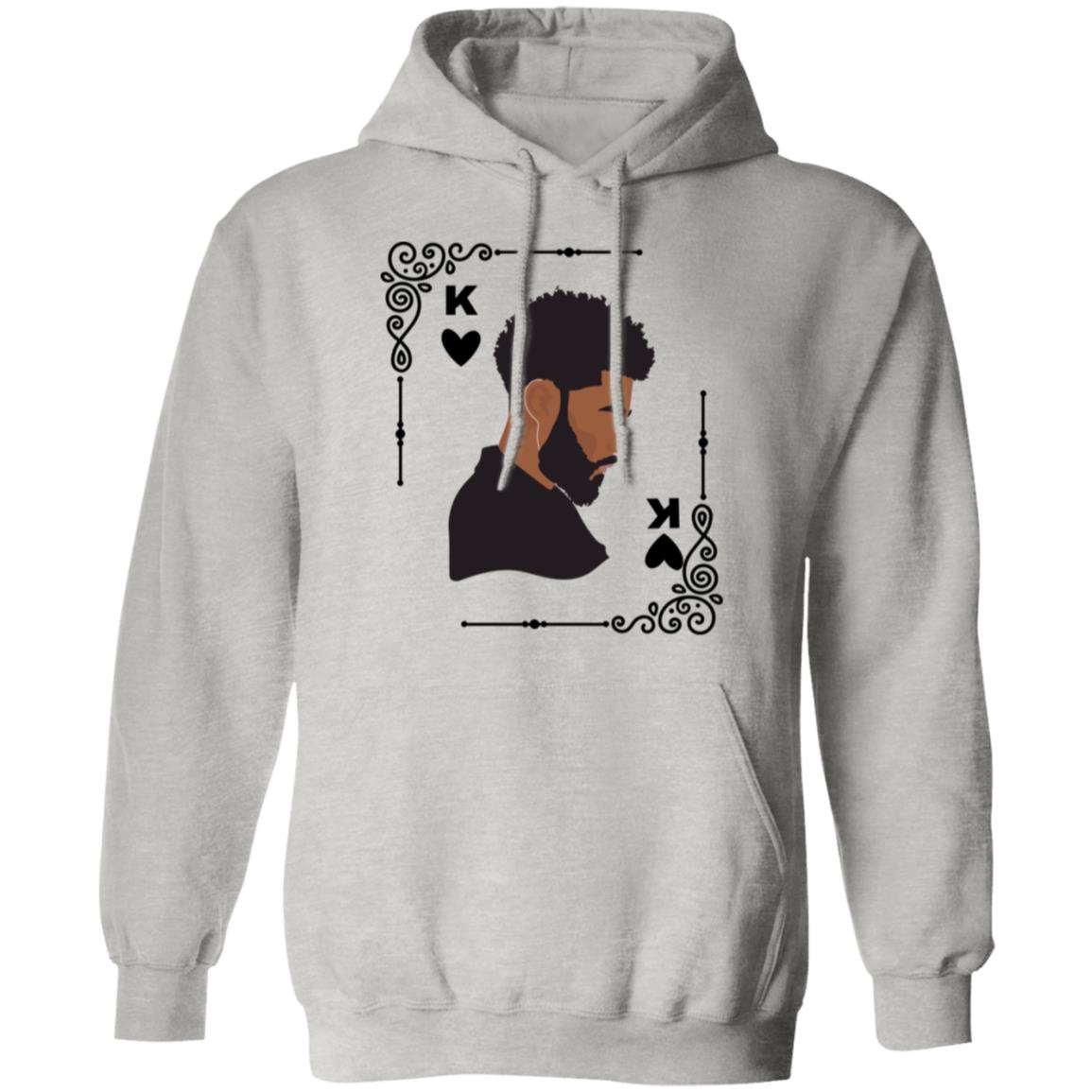 King of Hearts Black History Month Themed Pullover Hoodie