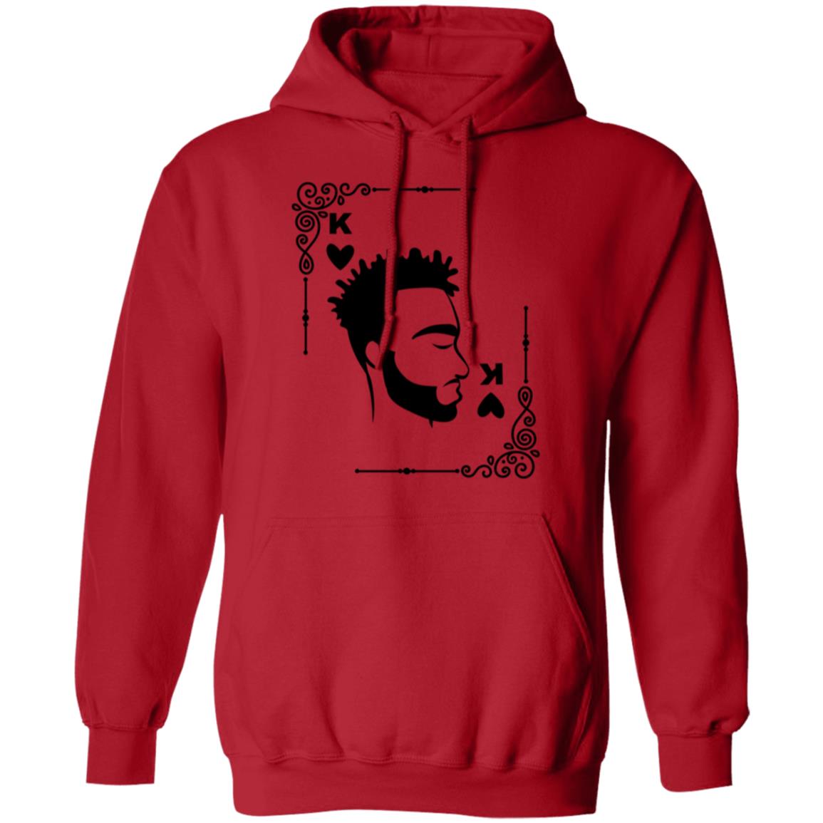 Black History Month King of Hearts Pullover Hoodie