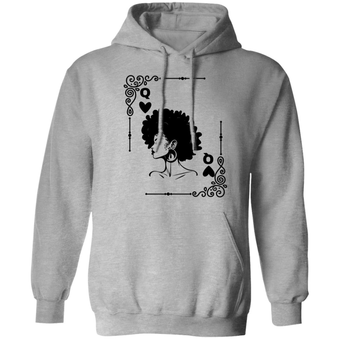 Black Queens of Hearts, Black History Month themes Pullover Hoodie