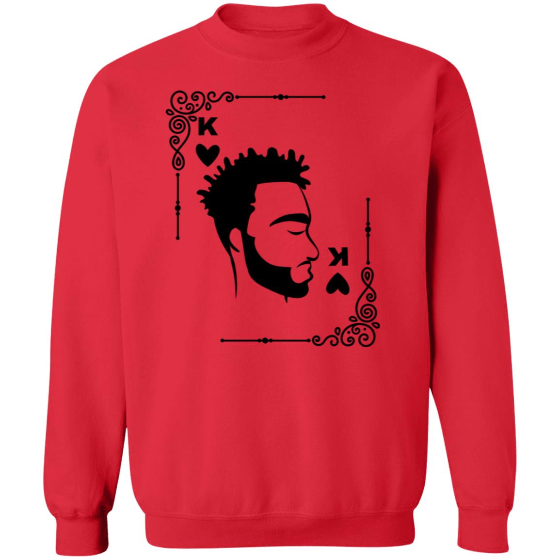Black History Month King of Hearts Pullover Sweatshirt