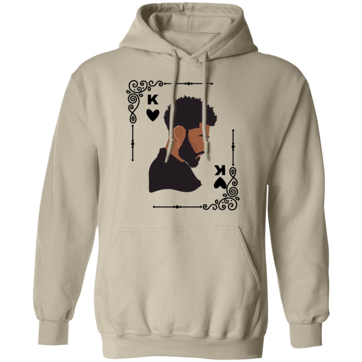 King of Hearts Black History Month Themed Pullover Hoodie