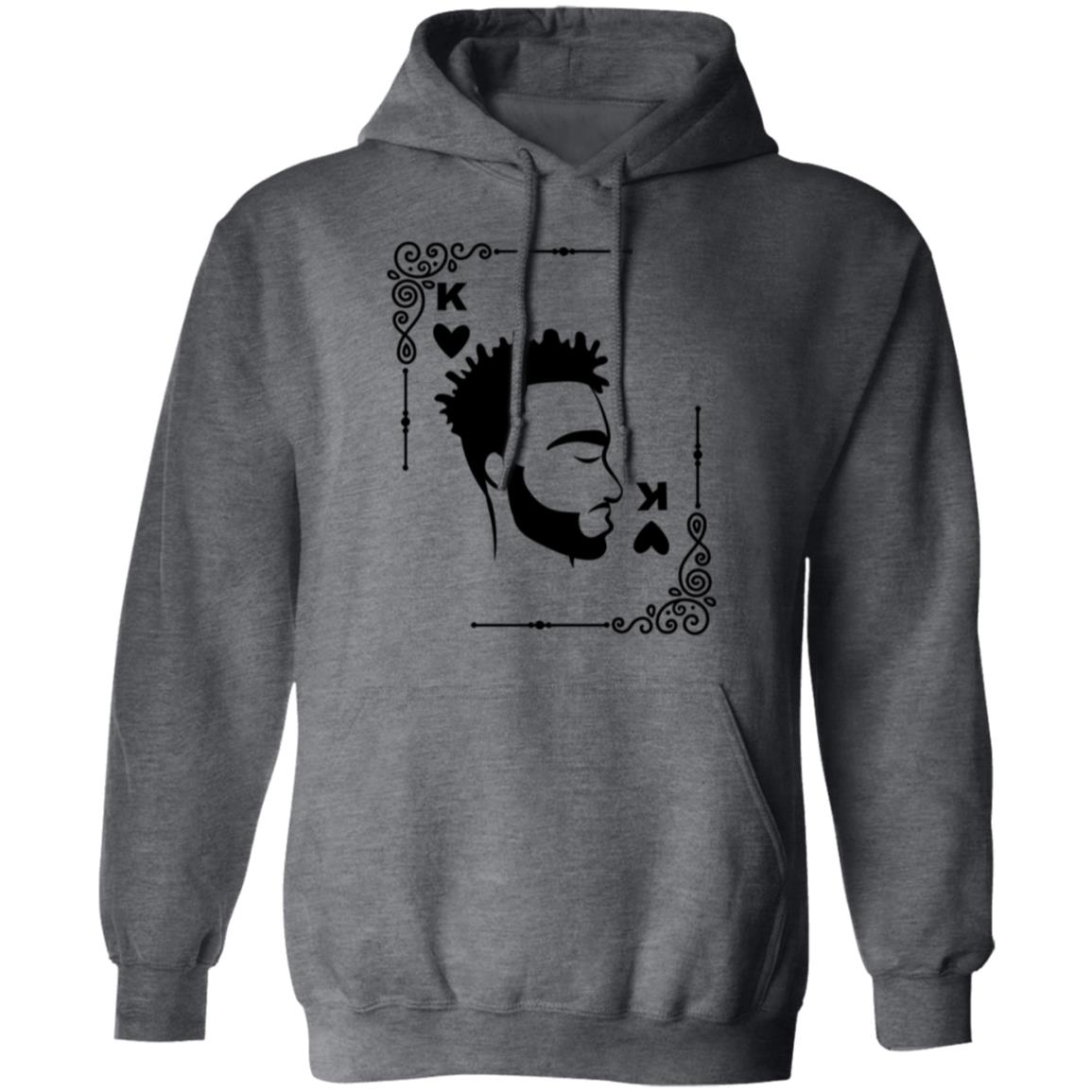 Black History Month King of Hearts Pullover Hoodie