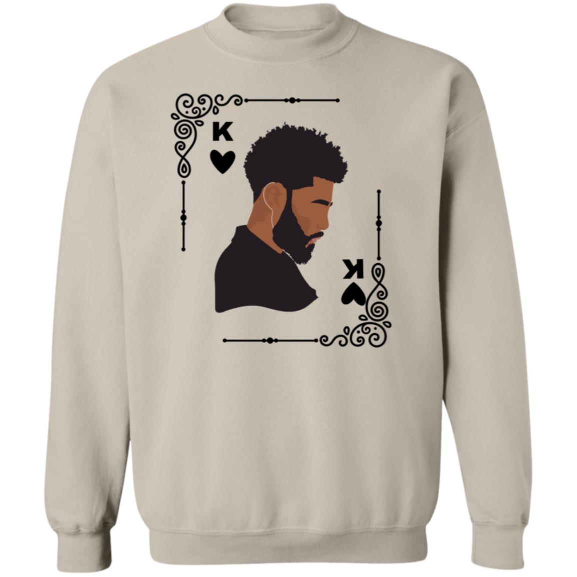Black History Month King of hearts Sweatshirt