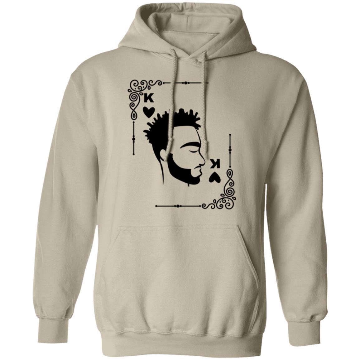 Black History Month King of Hearts Pullover Hoodie