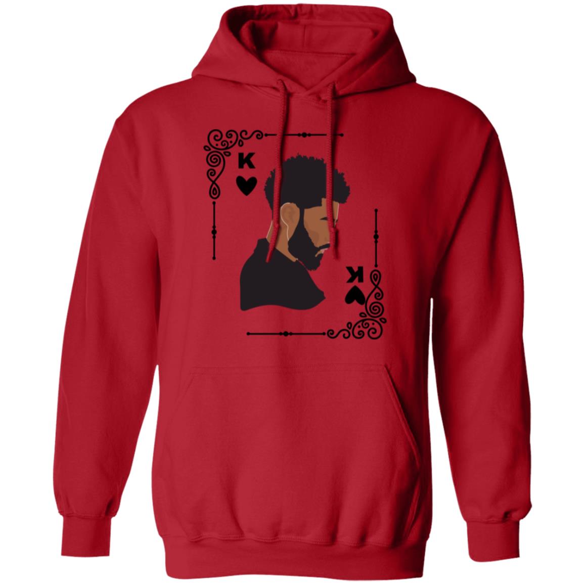 King of Hearts Black History Month Themed Pullover Hoodie