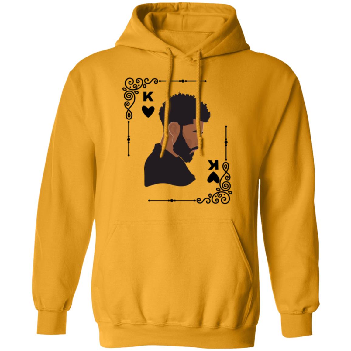 King of Hearts Black History Month Themed Pullover Hoodie