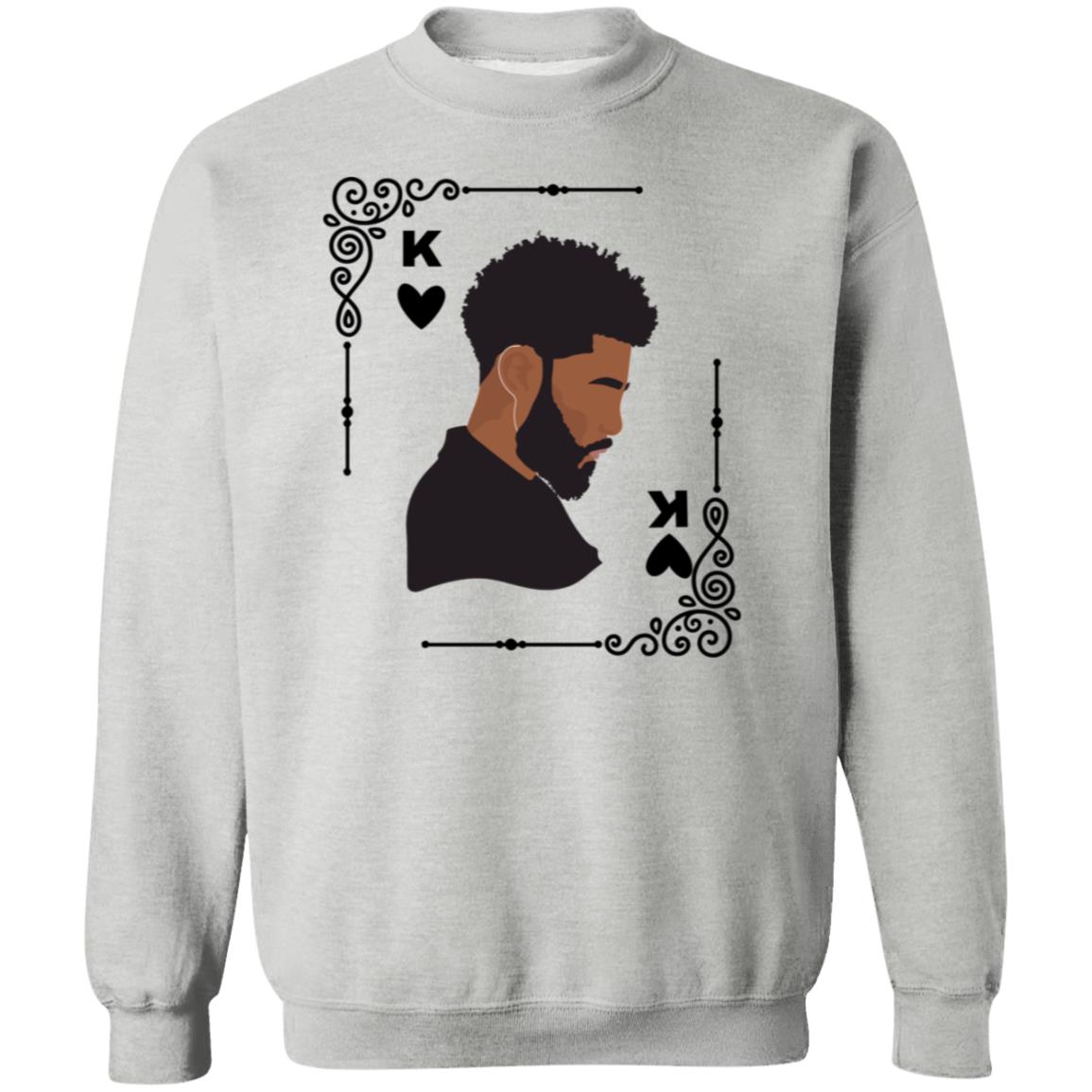 Black History Month King of hearts Sweatshirt