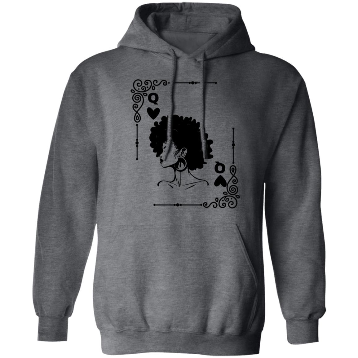 Black Queens of Hearts, Black History Month themes Pullover Hoodie