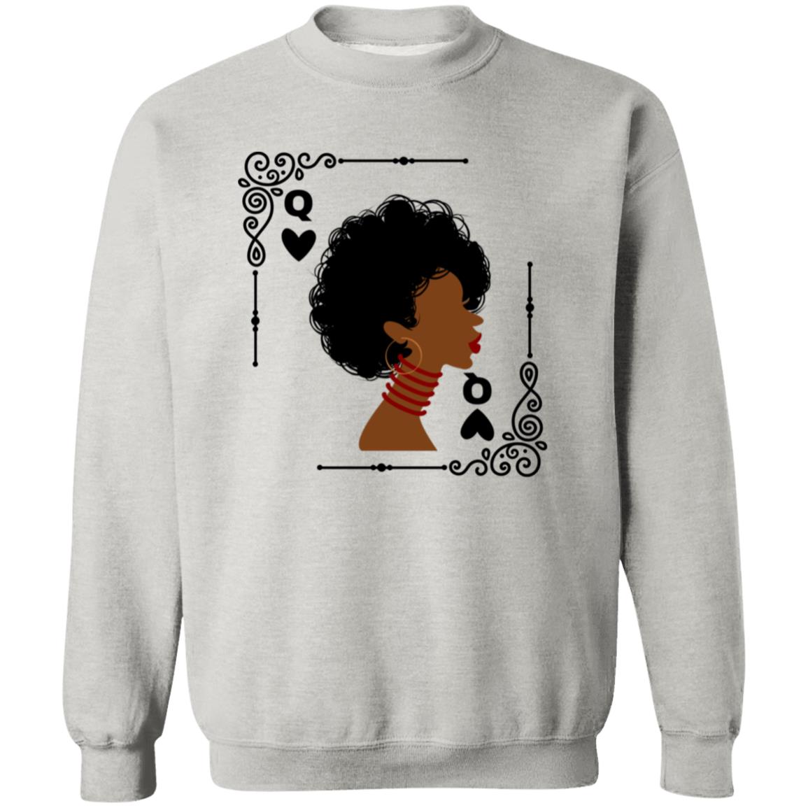 Queen of Hearts Pullover Sweatshirt