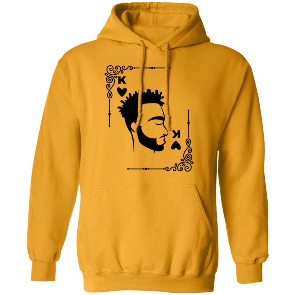 Black History Month King of Hearts Pullover Hoodie