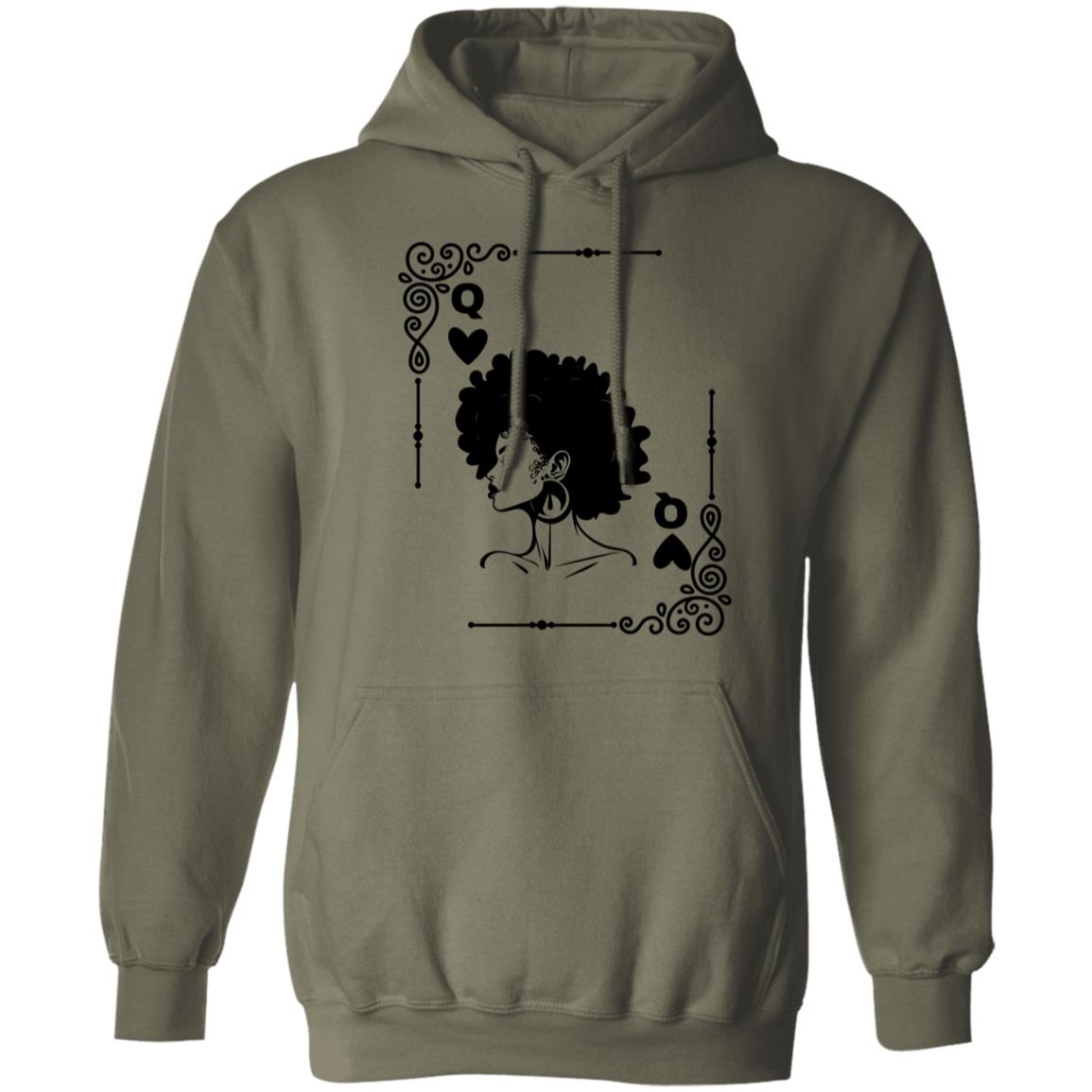 Black Queens of Hearts, Black History Month themes Pullover Hoodie