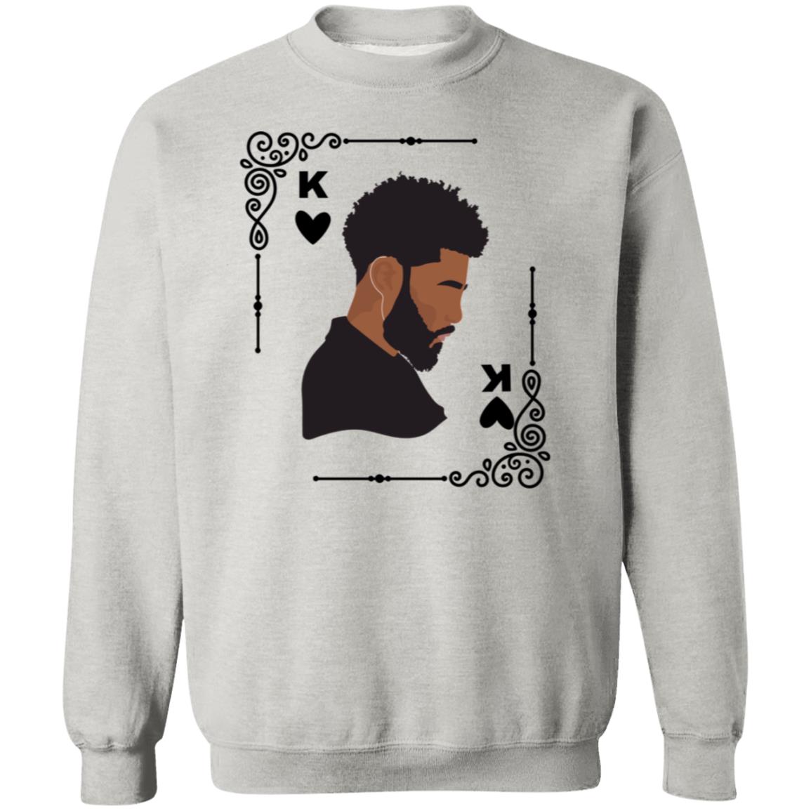 Black History Month King of hearts Sweatshirt