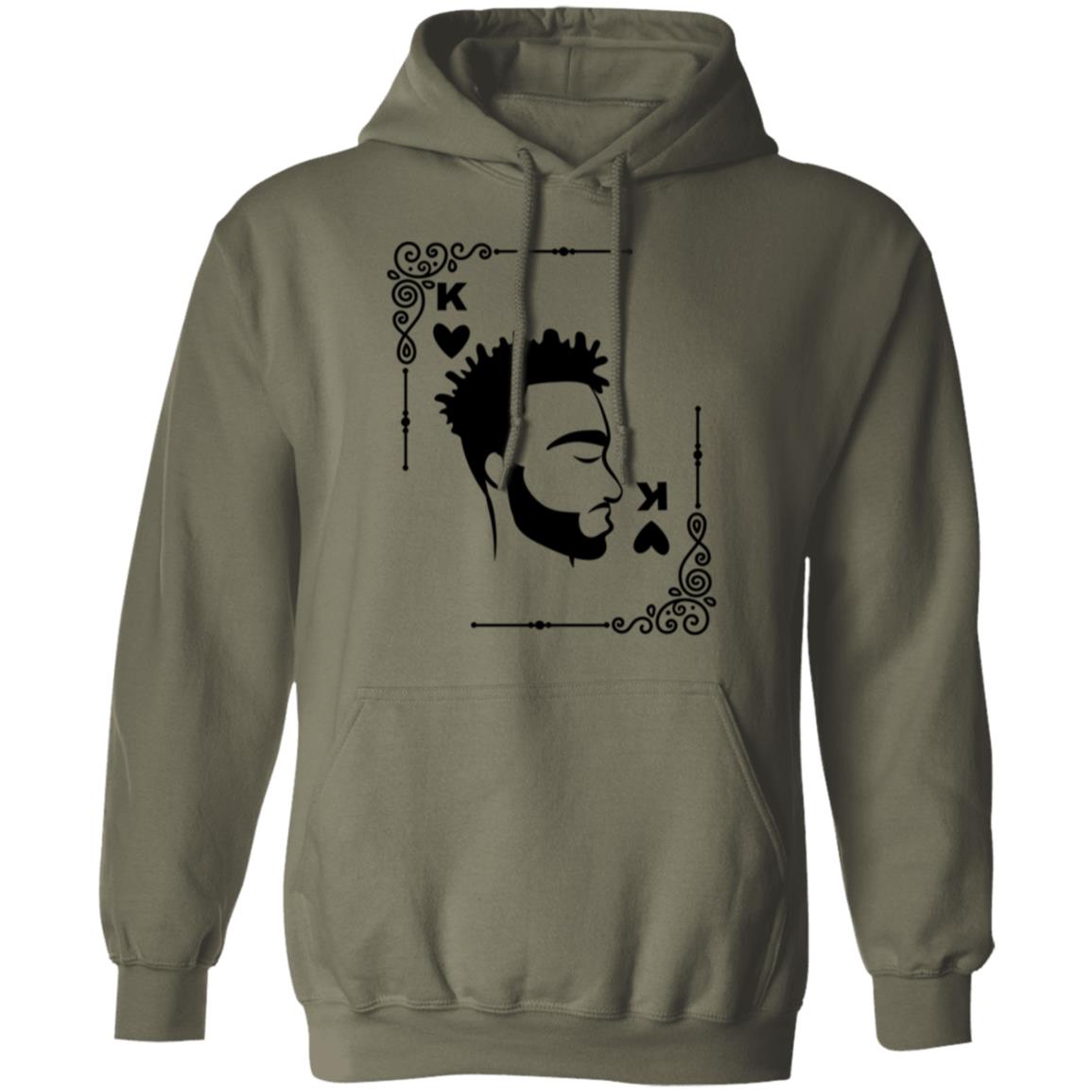 Black History Month King of Hearts Pullover Hoodie