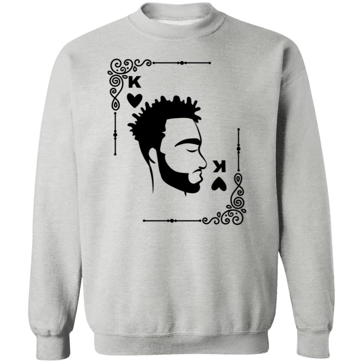 Black History Month King of Hearts Pullover Sweatshirt