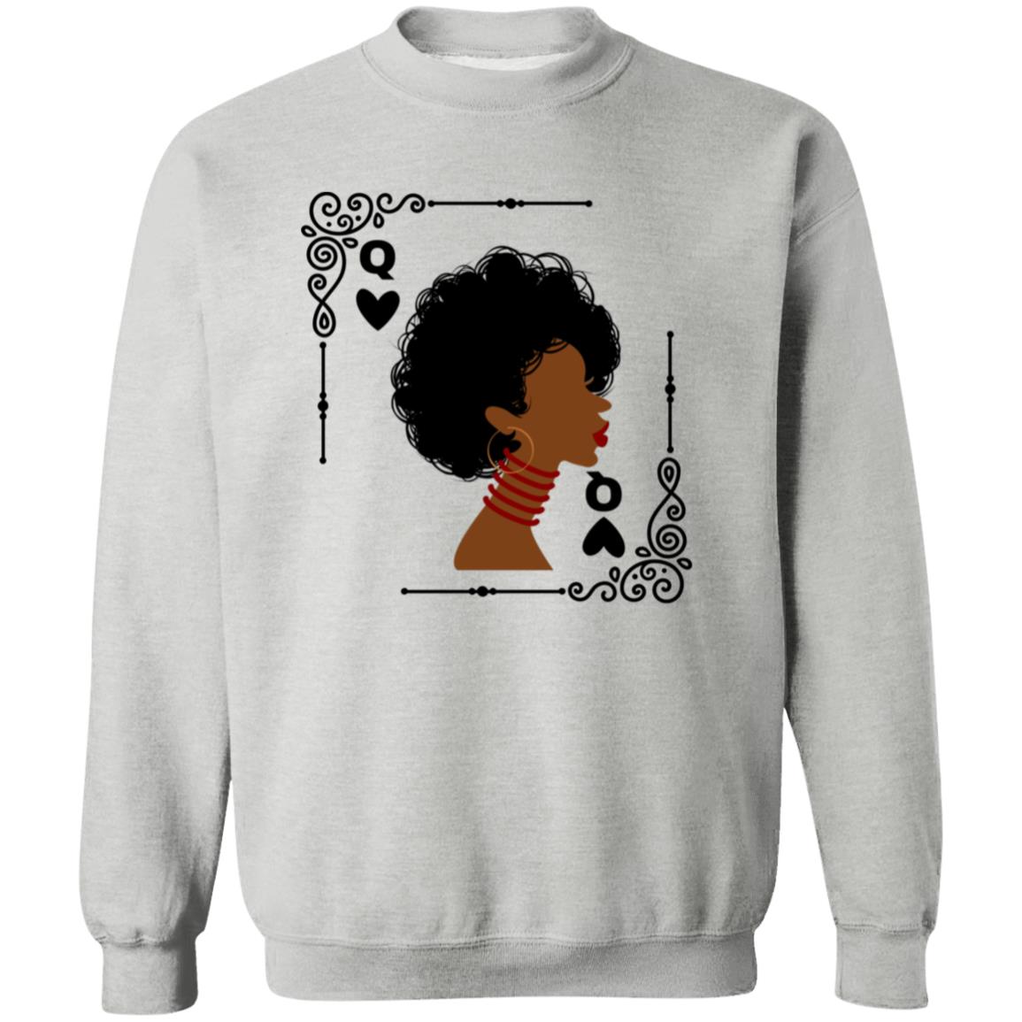 Queen of Hearts Pullover Sweatshirt