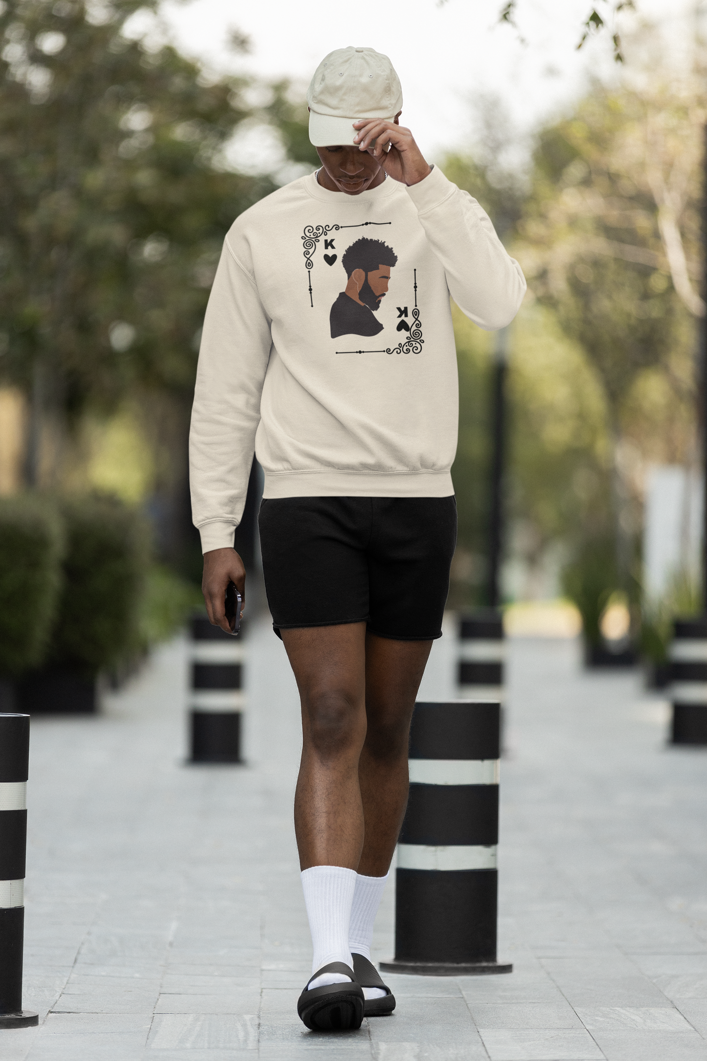 Black History Month King of hearts Sweatshirt