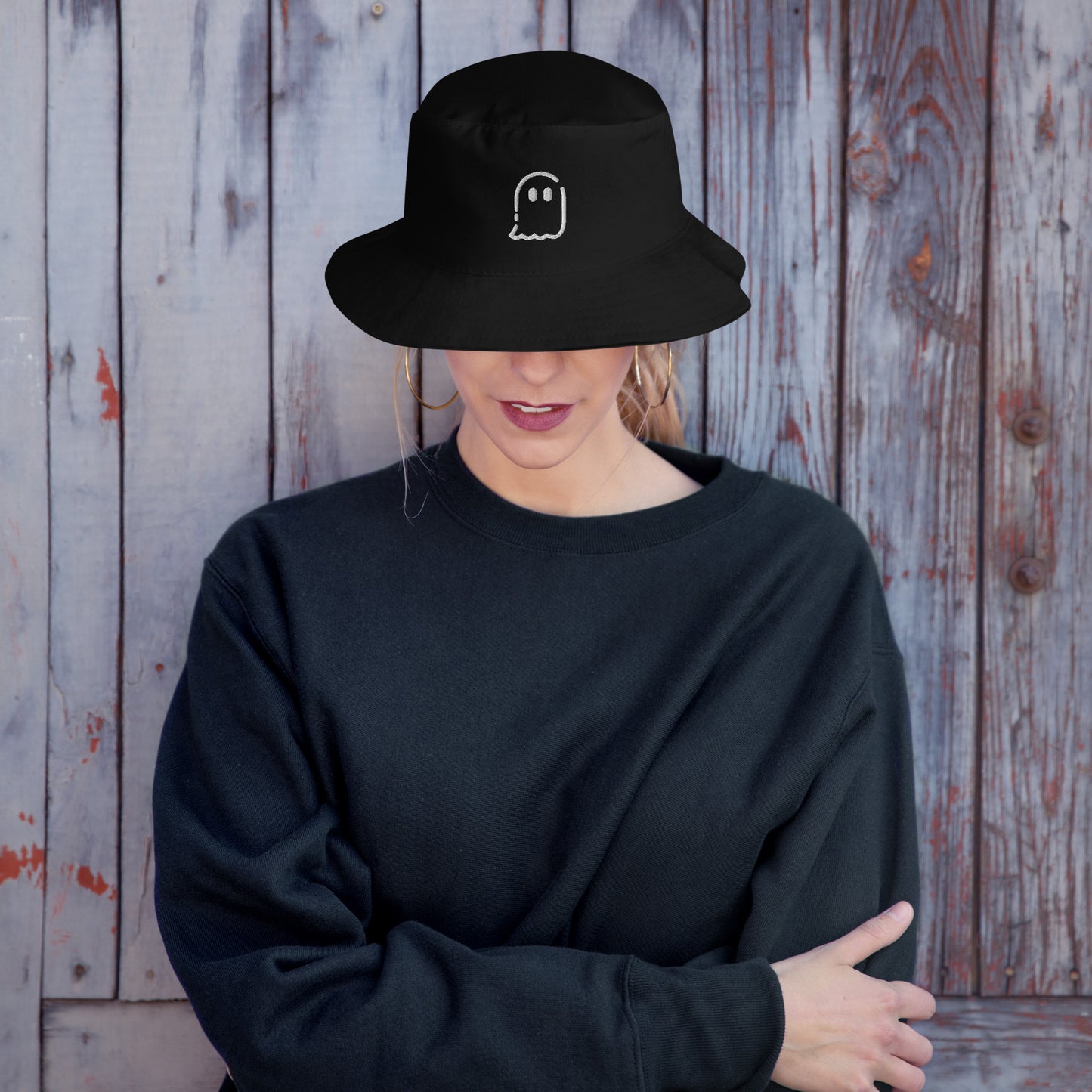 Ghost Design Bucket Hat