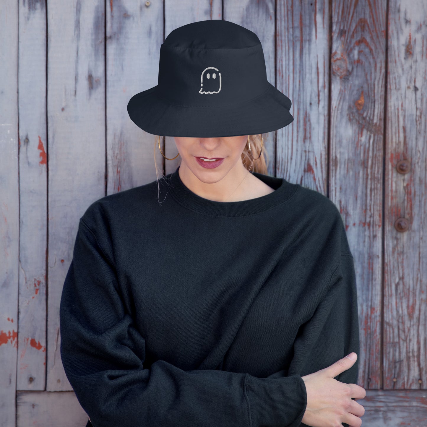 Ghost Design Bucket Hat