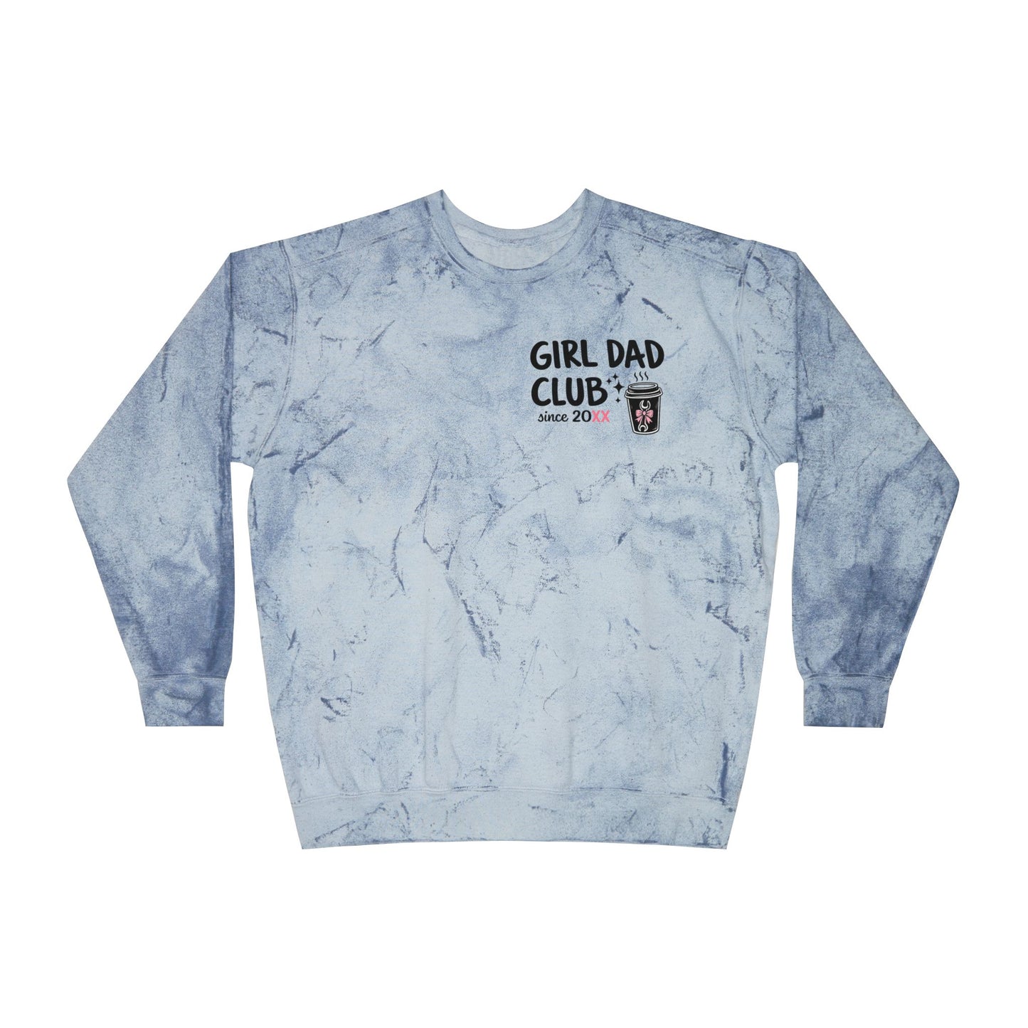 Girl Dad Club Tie-Dye Crewneck Sweatshirt