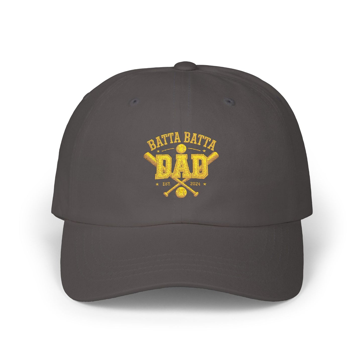 Baseball Dad Cap — The "Batta Batta" Dad  Embroidered Classic Dad Hat
