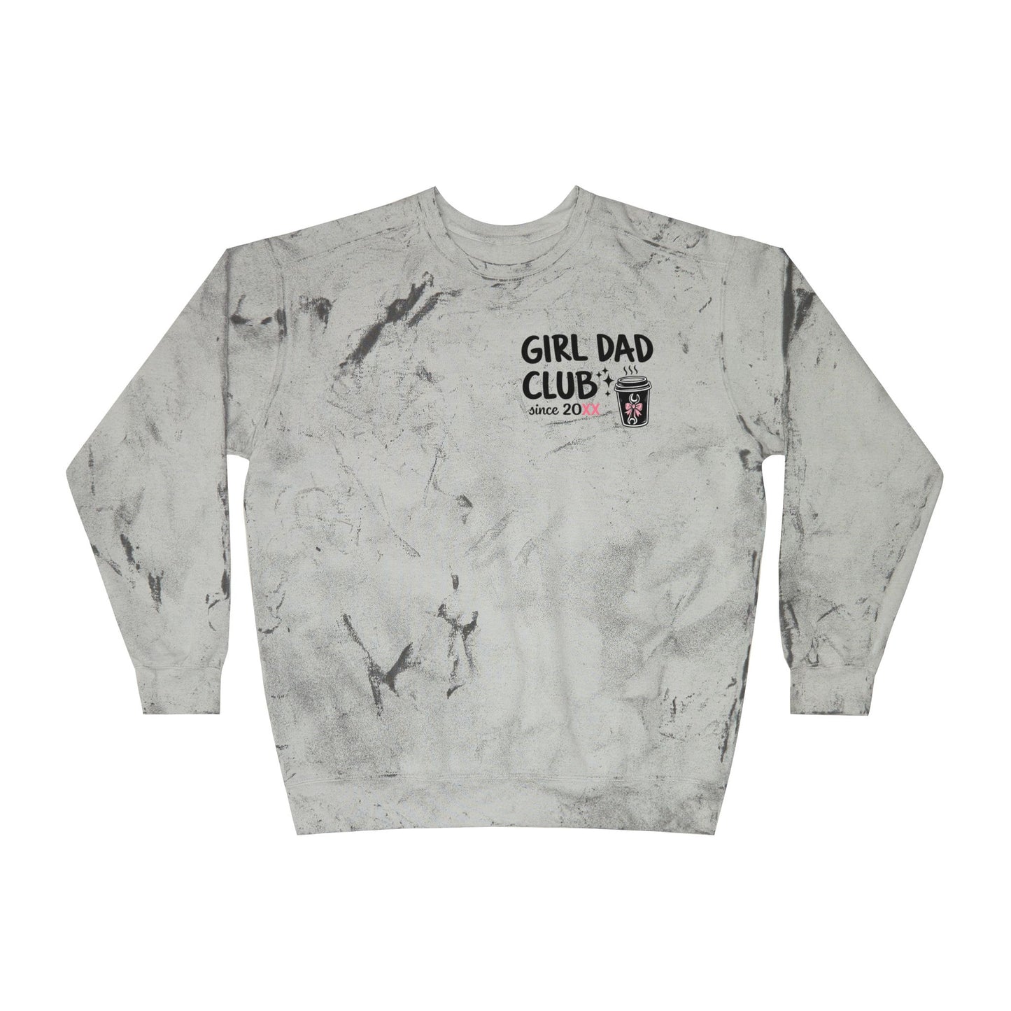 Girl Dad Club Tie-Dye Crewneck Sweatshirt