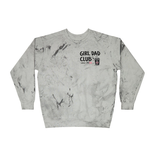 Girl Dad Club Tie-Dye Crewneck Sweatshirt