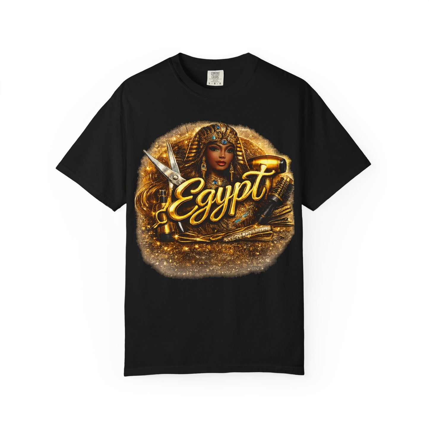 Egyptian Queen T-Shirt — Golden Pharaoh Design