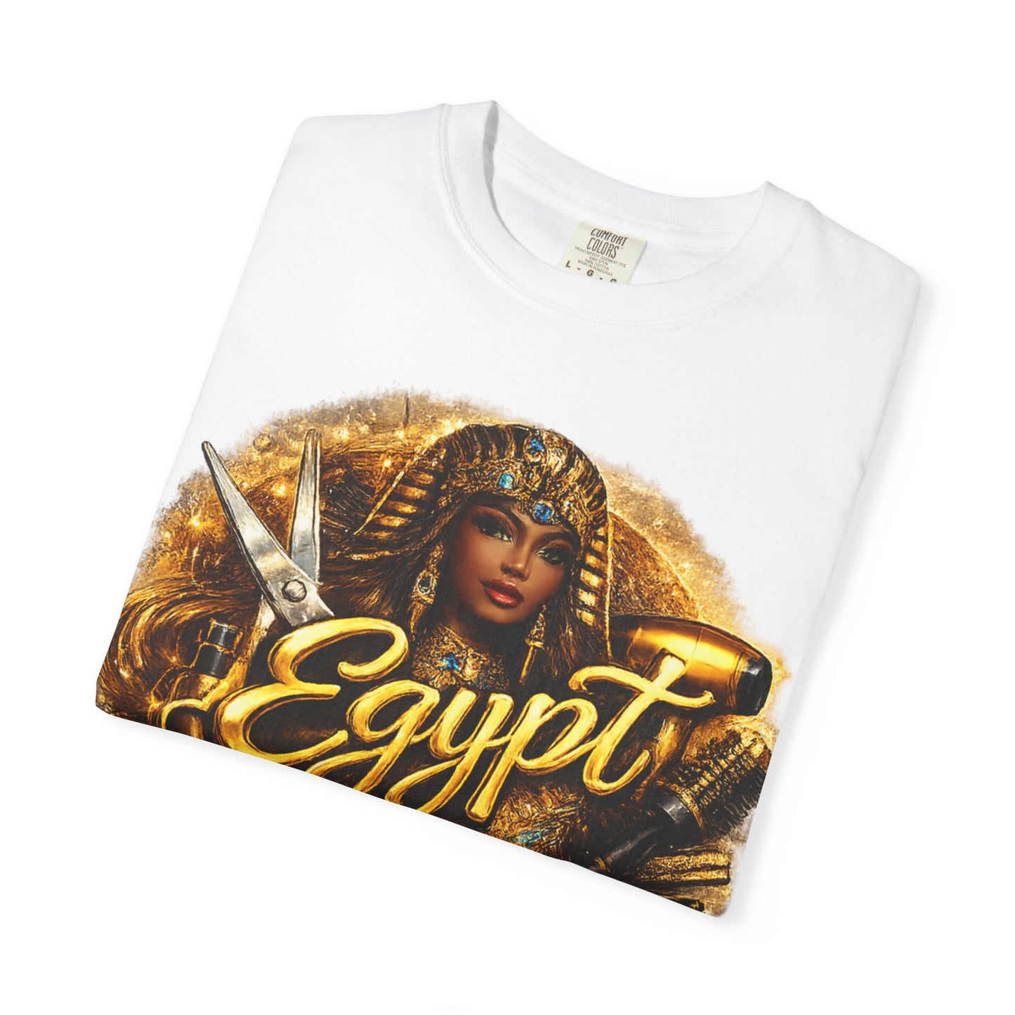 Egyptian Queen T-Shirt — Golden Pharaoh Design