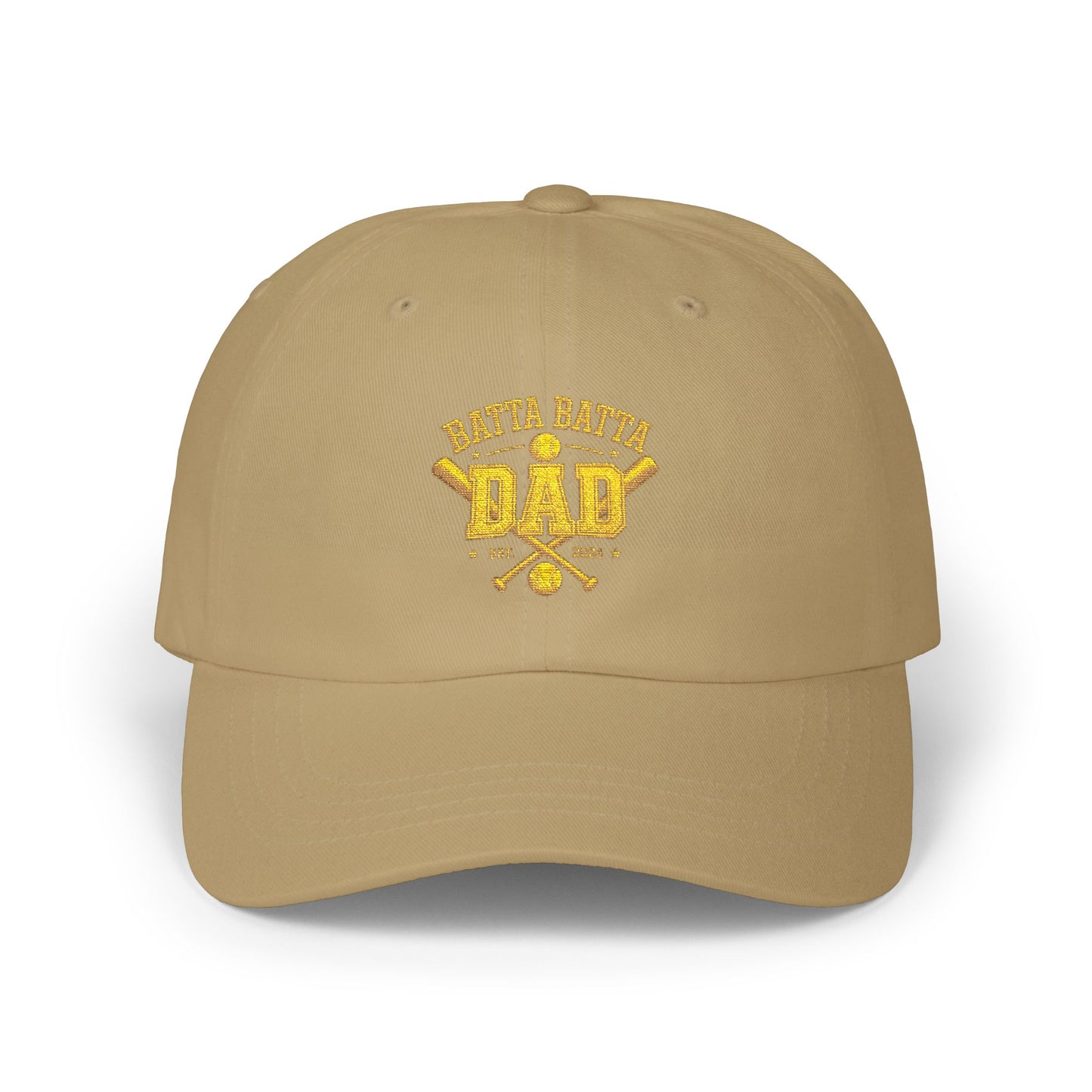 Baseball Dad Cap — The "Batta Batta" Dad  Embroidered Classic Dad Hat
