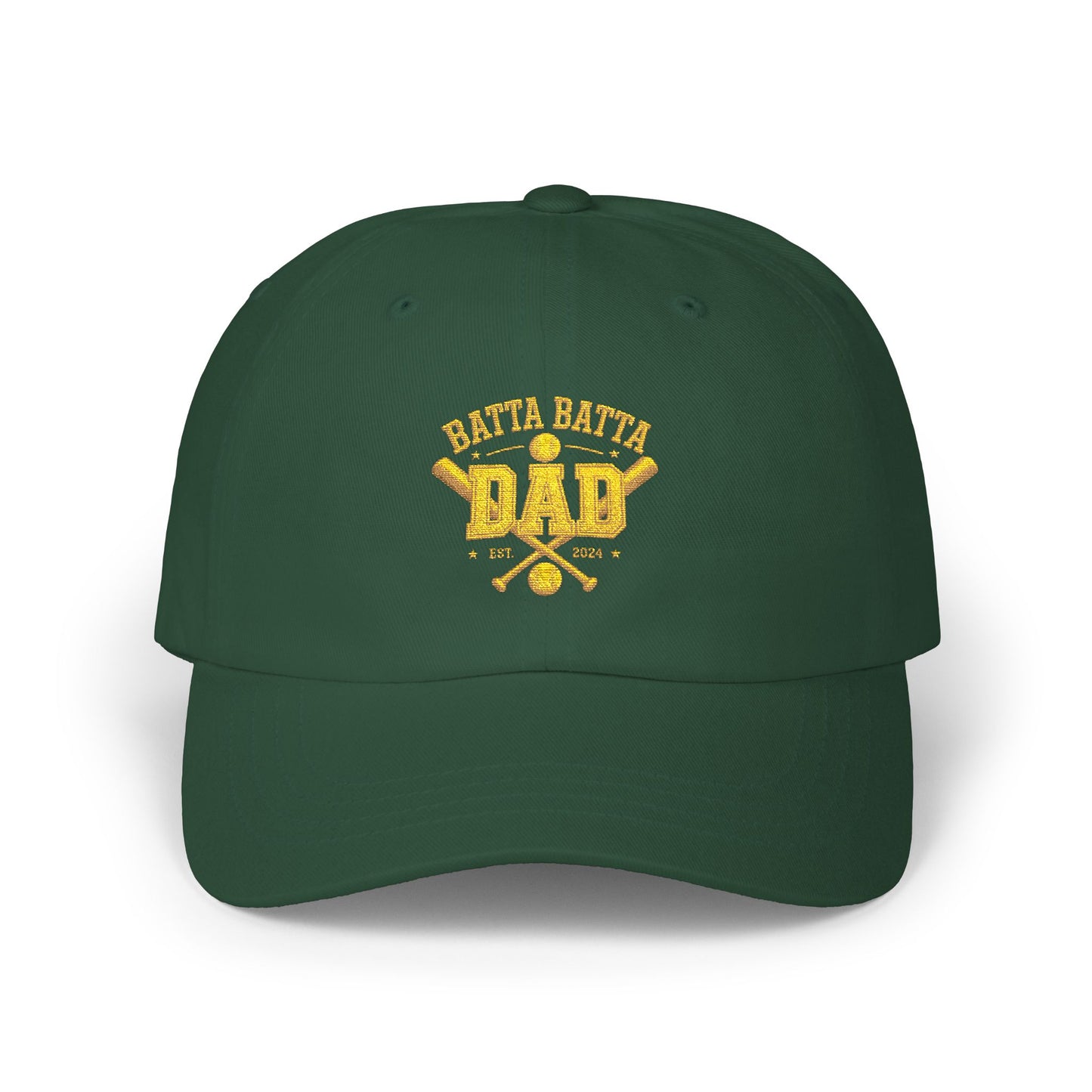 Baseball Dad Cap — The "Batta Batta" Dad  Embroidered Classic Dad Hat