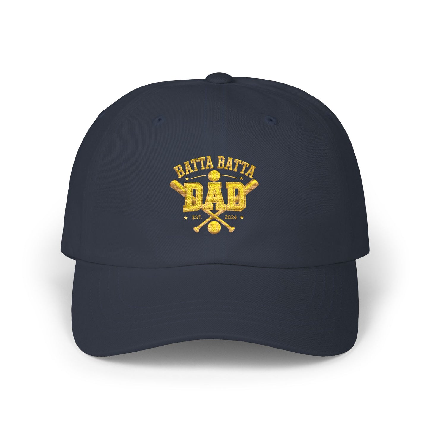 Baseball Dad Cap — The "Batta Batta" Dad  Embroidered Classic Dad Hat