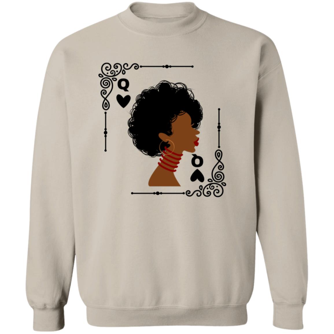 Queen of Hearts Pullover Sweatshirt
