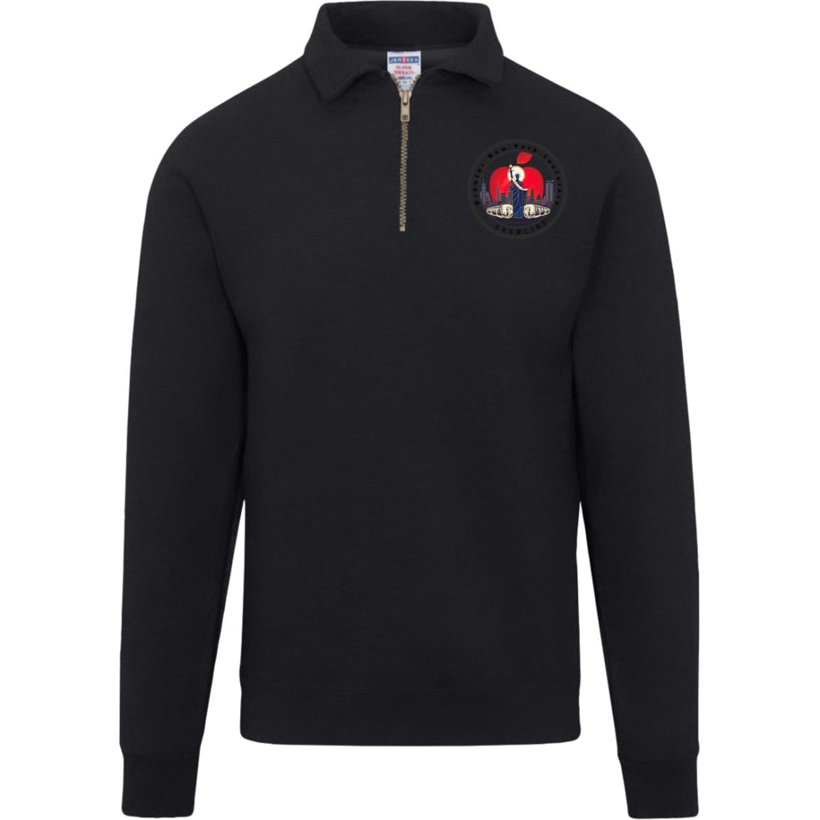 4528 Jerzees Mens Fleece Quarter Zip Pullover